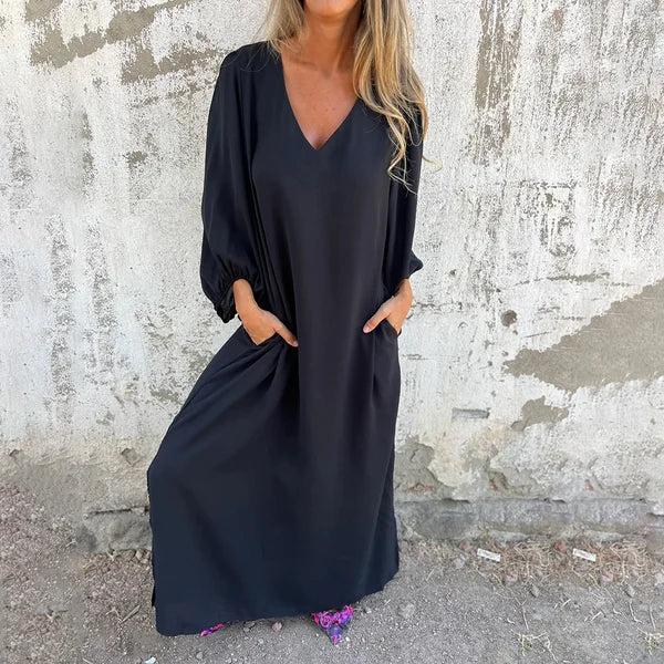 Norvielle Damenlässiges Sommerkleid Bequem