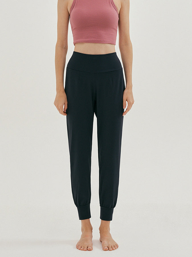 Damen High-Waist Joggerhose Bequem