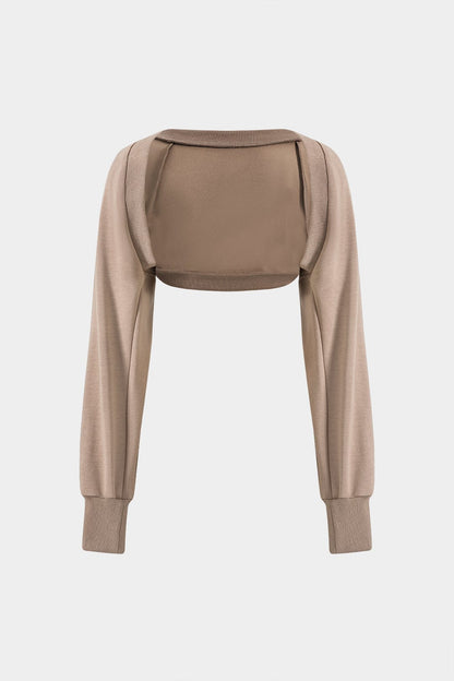 Damen Elegantes Dreiteiler-Set mit Bandeau- und Bolero