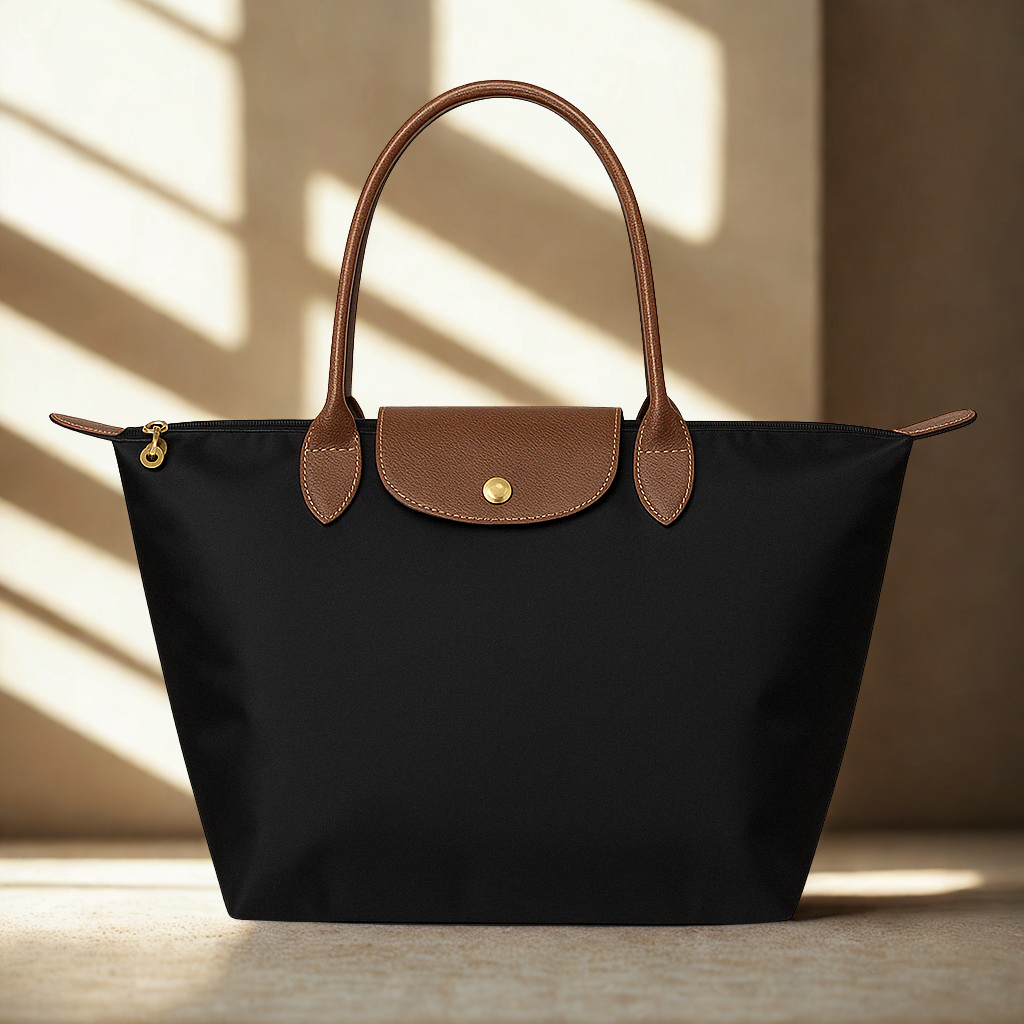 Damen Reisetasche Groß Leder Schultertasche Schwarz - Norvielle