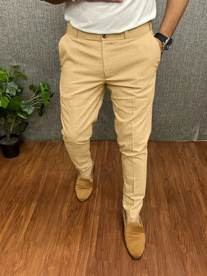Herren Halbformelle Hose