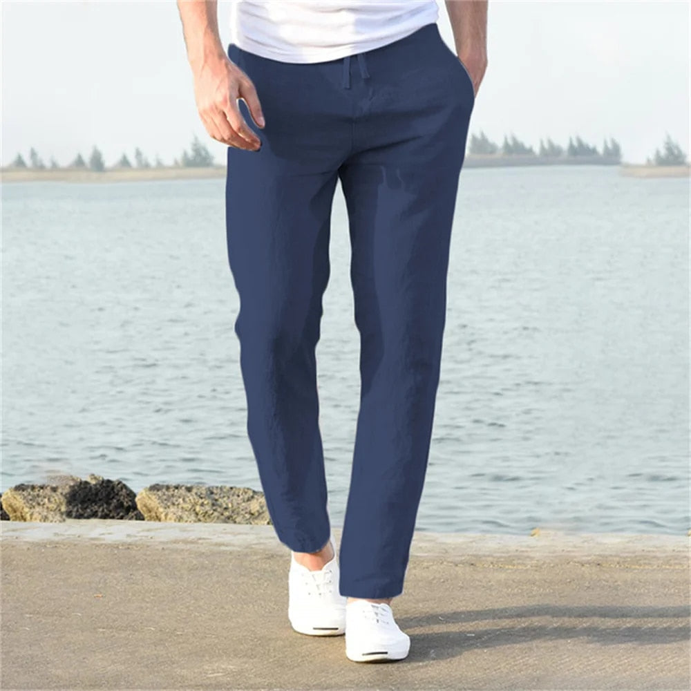 Herren Festlich Hose Baumwolle