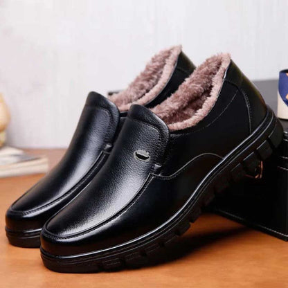 Herren Leder-Winterschlüpfschuhe Capo