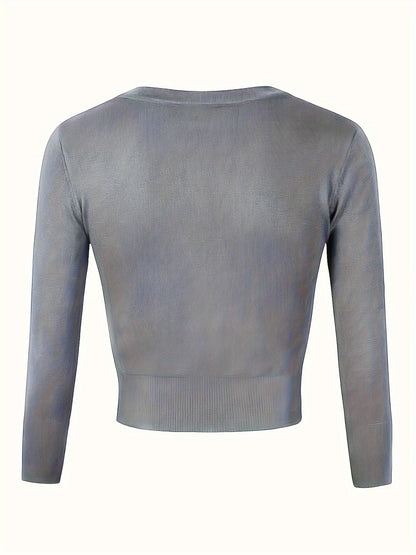 Norvielle Damen Bolerojacke Knopfverschluss