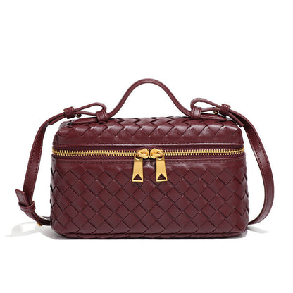 Damen Mini Handtasche Leder Umhängegurt