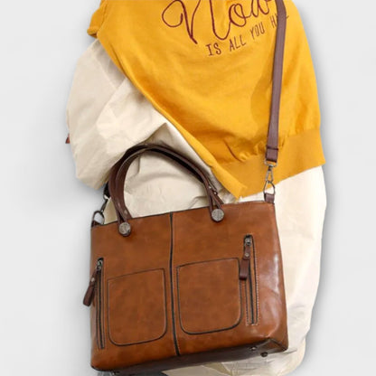 Damen-Handtasche aus Leder für Alltag