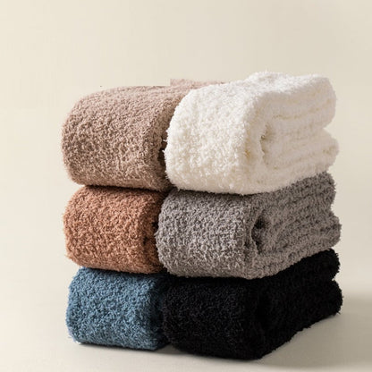 Damen Overknee-Haussocken extra Warm Flauschig Rutschfest