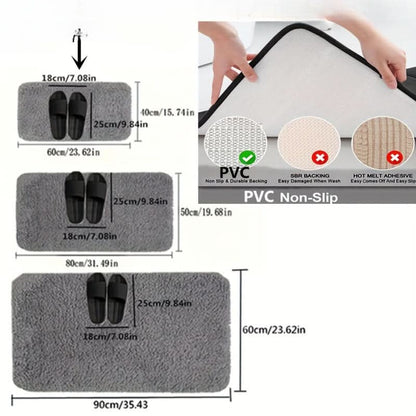 Weiche Badezimmermatte Hochabsorbierend Dicke Badematte