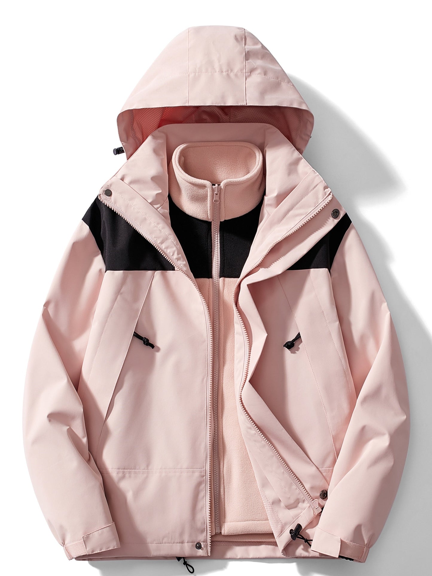 Herren Winterjacke 3-in-1 Kapuze