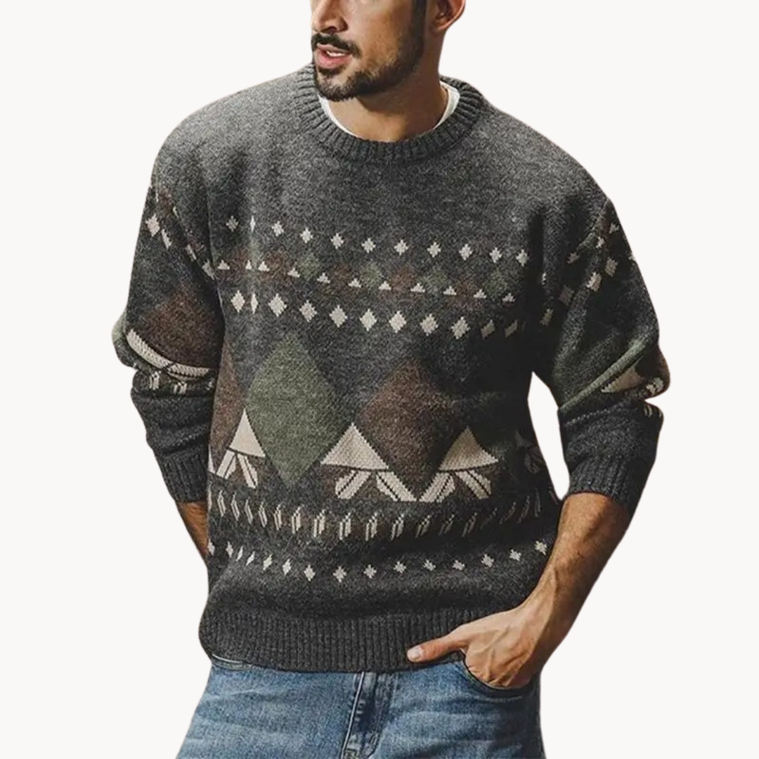 Norvielle Damen Vintage Pullover Zeitlos - Norvielle