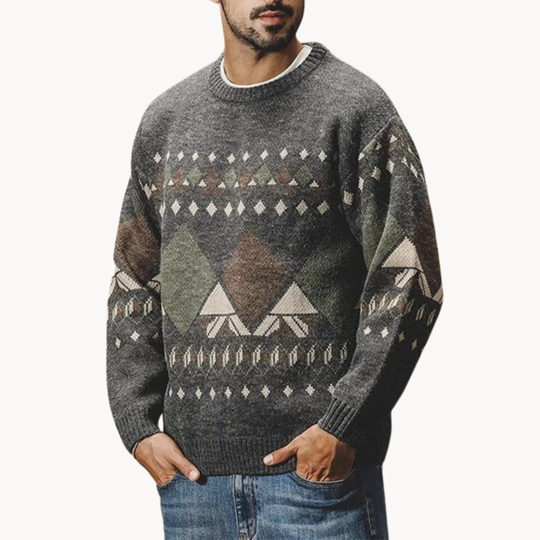Norvielle Damen Vintage Pullover Zeitlos