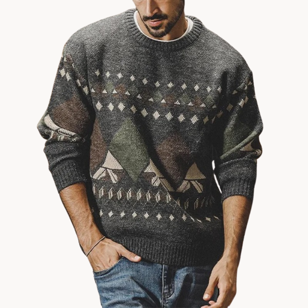 Norvielle Damen Vintage Pullover Zeitlos