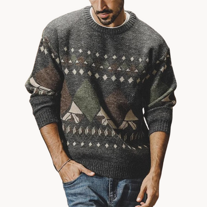Norvielle Damen Vintage Pullover Zeitlos
