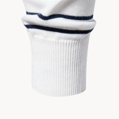 Norvielle Damen Pullover Baumwoll Streifenmuster