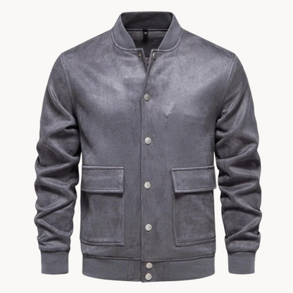 Norvielle Herren Wildleder Bomberjacke