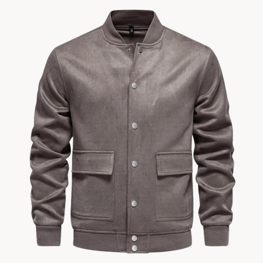 Norvielle Herren Wildleder Bomberjacke - Norvielle