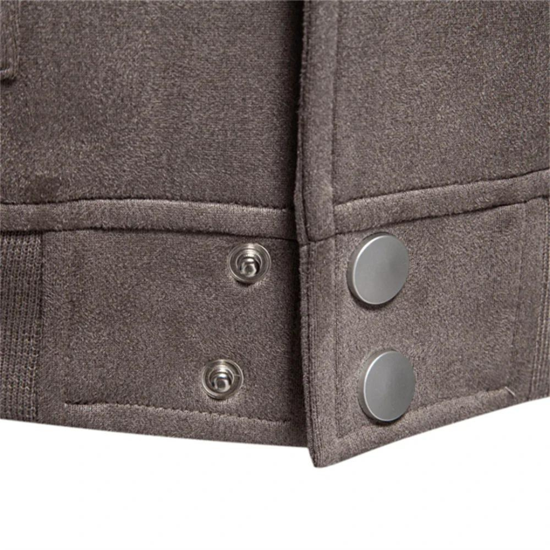 Norvielle Herren Wildleder Bomberjacke