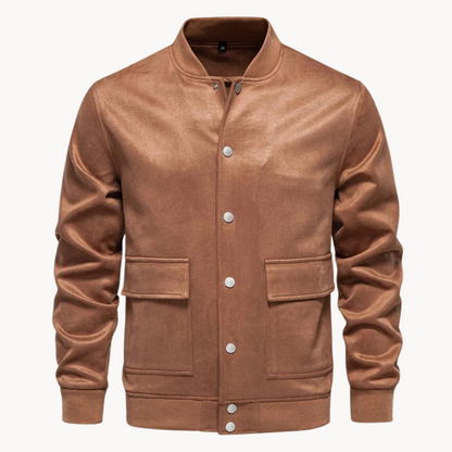 Norvielle Herren Wildleder Bomberjacke