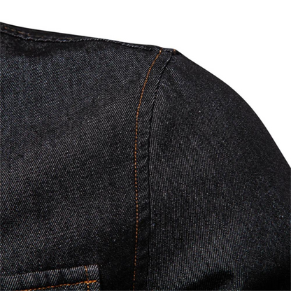 Norvielle Herren Jeanshemd Locker Passform
