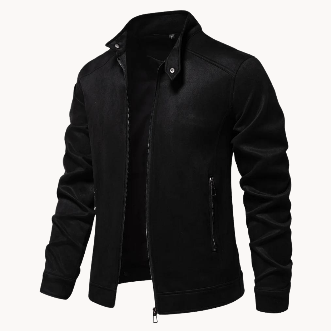 Norvielle Herren Wildlederjacke Stilvoll