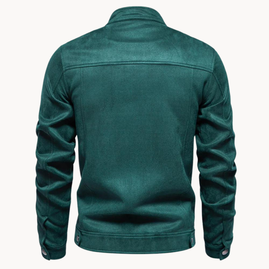 Norvielle Herren Wildlederjacke Stilvoll