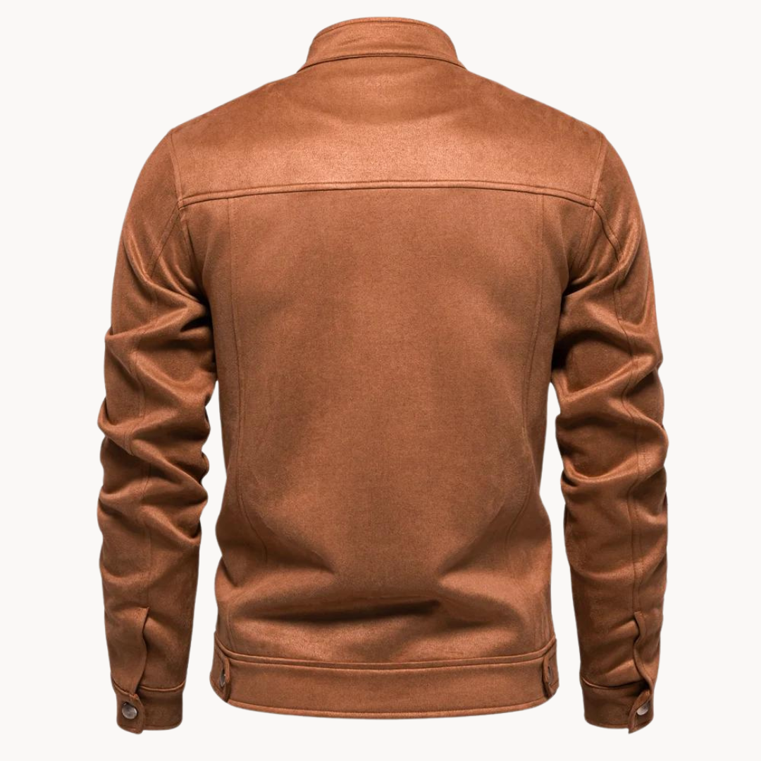 Norvielle Herren Wildlederjacke Stilvoll
