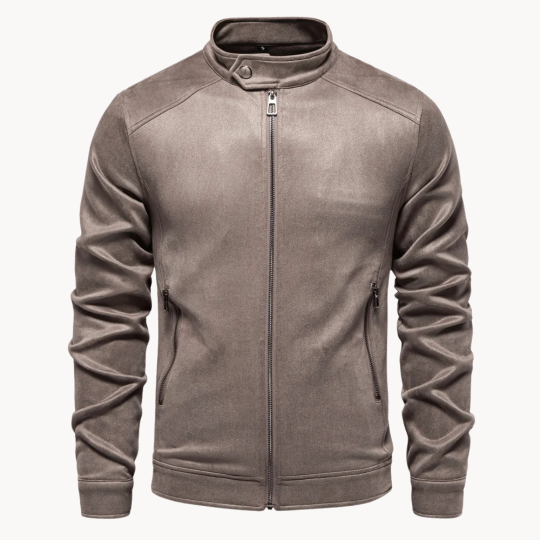 Norvielle Herren Wildlederjacke Stilvoll