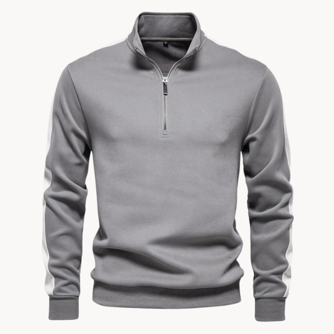 Norvielle Damen Pullover Viertelreißverschluss - Norvielle