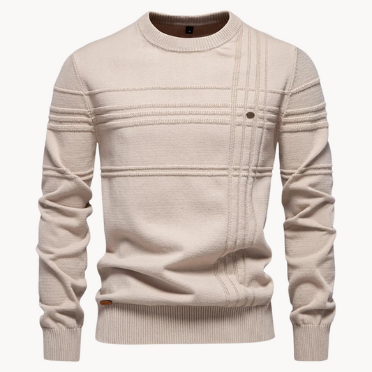 Norvielle Herren Pullover Baumwoll Schwarz - Norvielle
