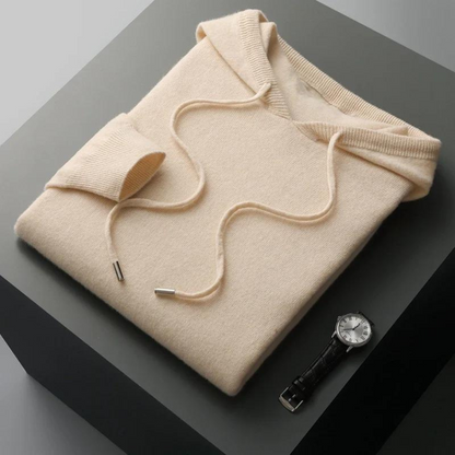 Norvielle Damen Merinokapuzenpullover Strick