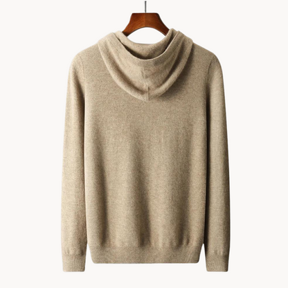 Norvielle Damen Merinokapuzenpullover Strick