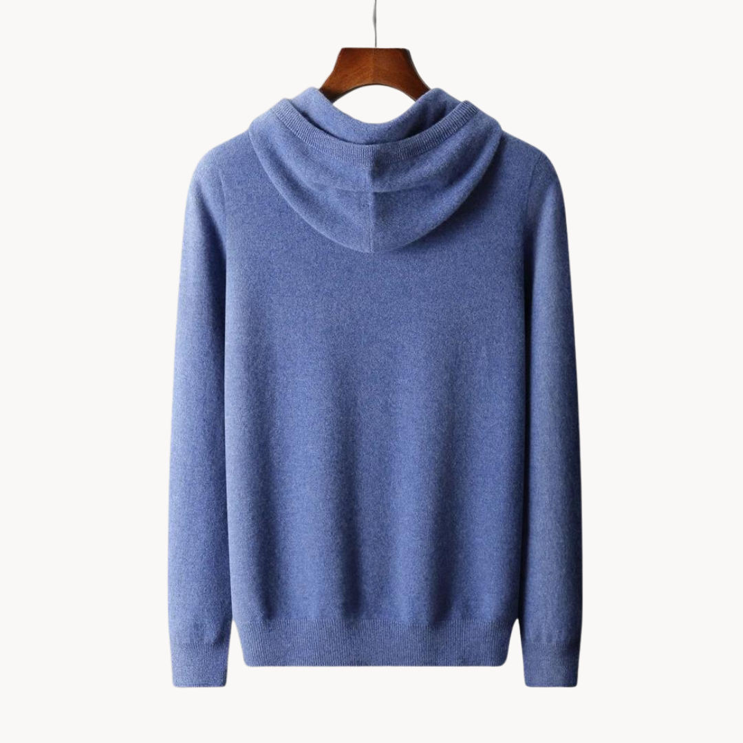 Norvielle Damen Merinokapuzenpullover Strick