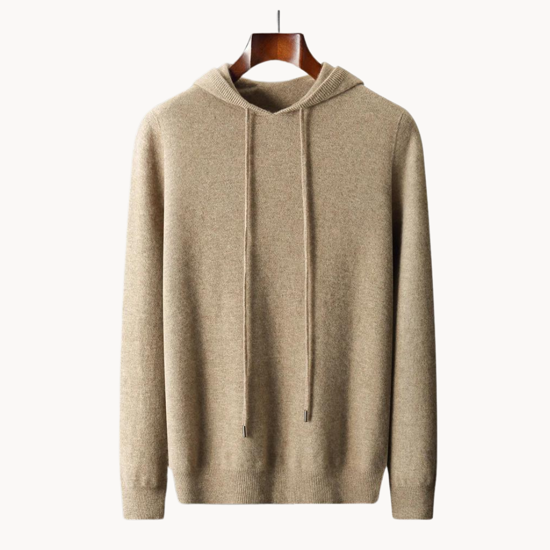 Norvielle Damen Merinokapuzenpullover Strick