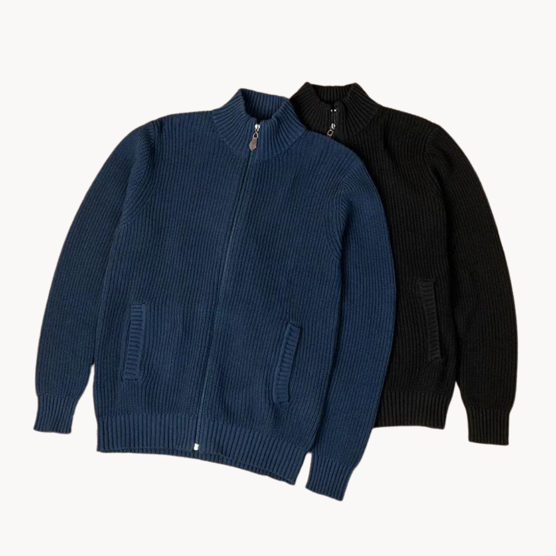 Norvielle Damen Pullover Reißverschluss