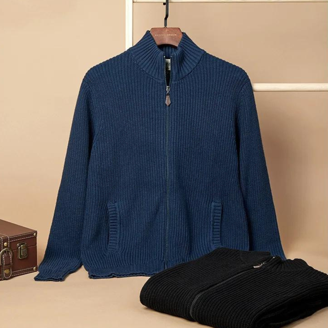 Norvielle Damen Pullover Reißverschluss