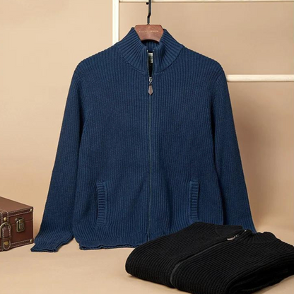 Norvielle Damen Pullover Reißverschluss