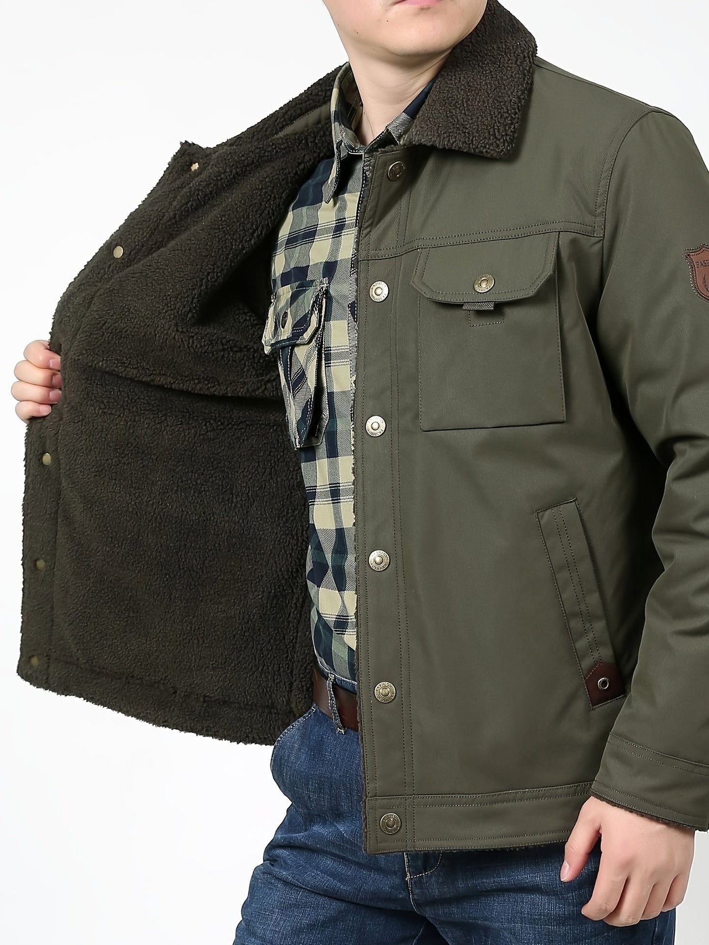 Herren Winterjacke Warm Wasserabweisend Mit Futter -> Herren