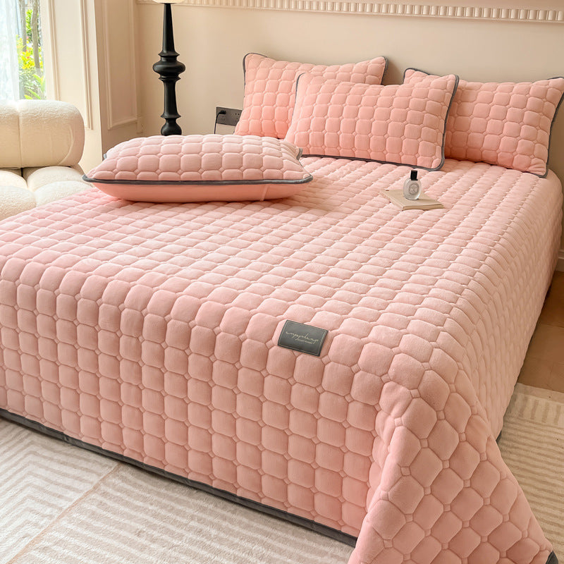 Weiche Tagesdecke Quadratisch Moderner Stil
