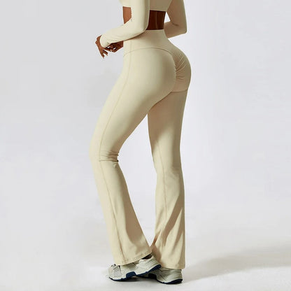 Norvielle Damen Leggings Ausgeklappt