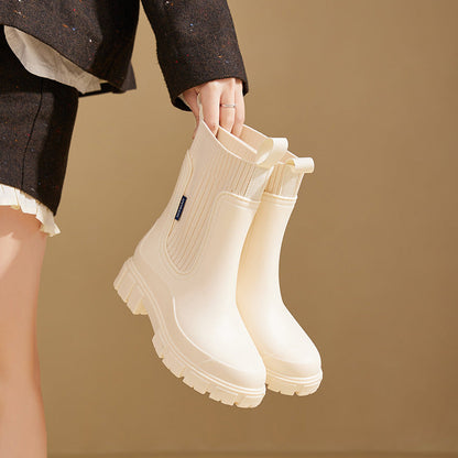 Damen Regenstiefel Wasserdicht Gummistiefel