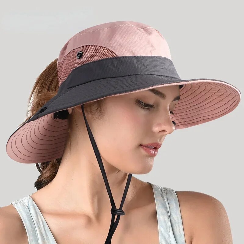 Norvielle Damen Sonnenhut Anti-UV-Schutz - Norvielle