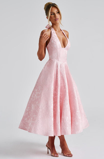 Damen Midi Kleid für Hochzeitsgäste