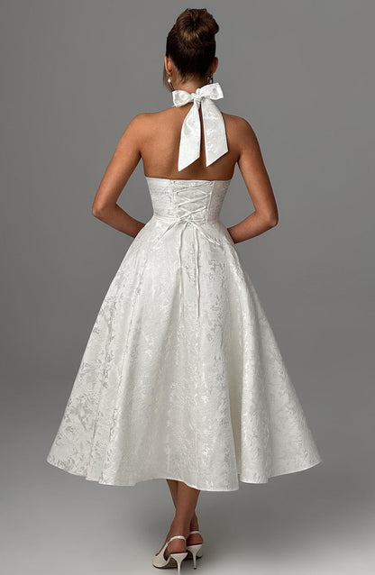 Damen Midi Kleid für Hochzeitsgäste