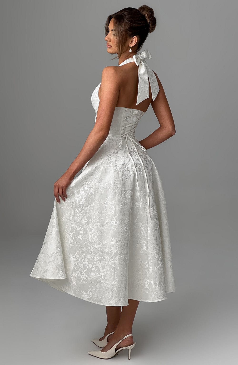 Damen Midi Kleid für Hochzeitsgäste