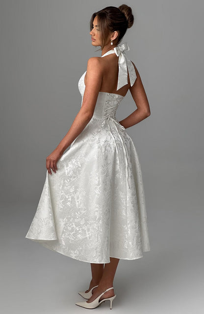 Damen Midi Kleid für Hochzeitsgäste