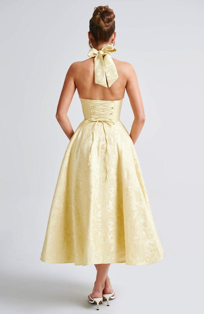 Damen Midi Kleid für Hochzeitsgäste