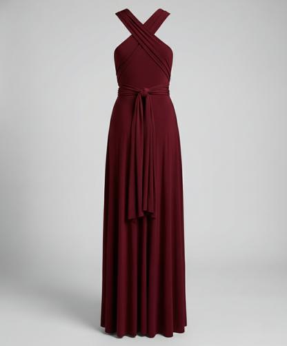 Damen Wickelkleid Baumwolle Vielseitig