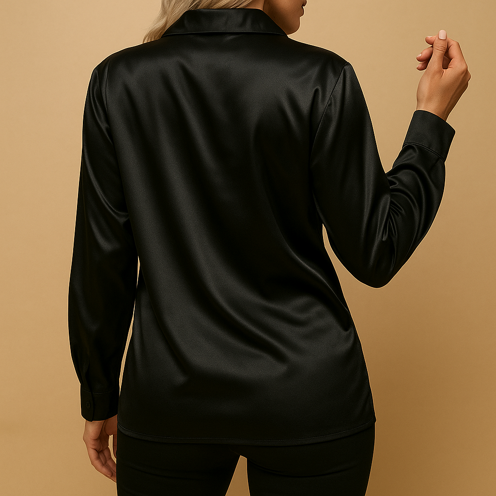 Damen Bluse Elegantes Design Zeitlos Weiß