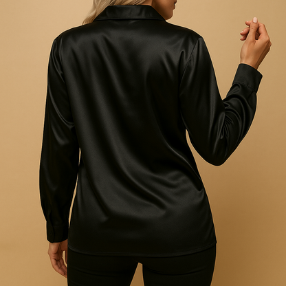 Damen Bluse Elegantes Design Zeitlos Weiß