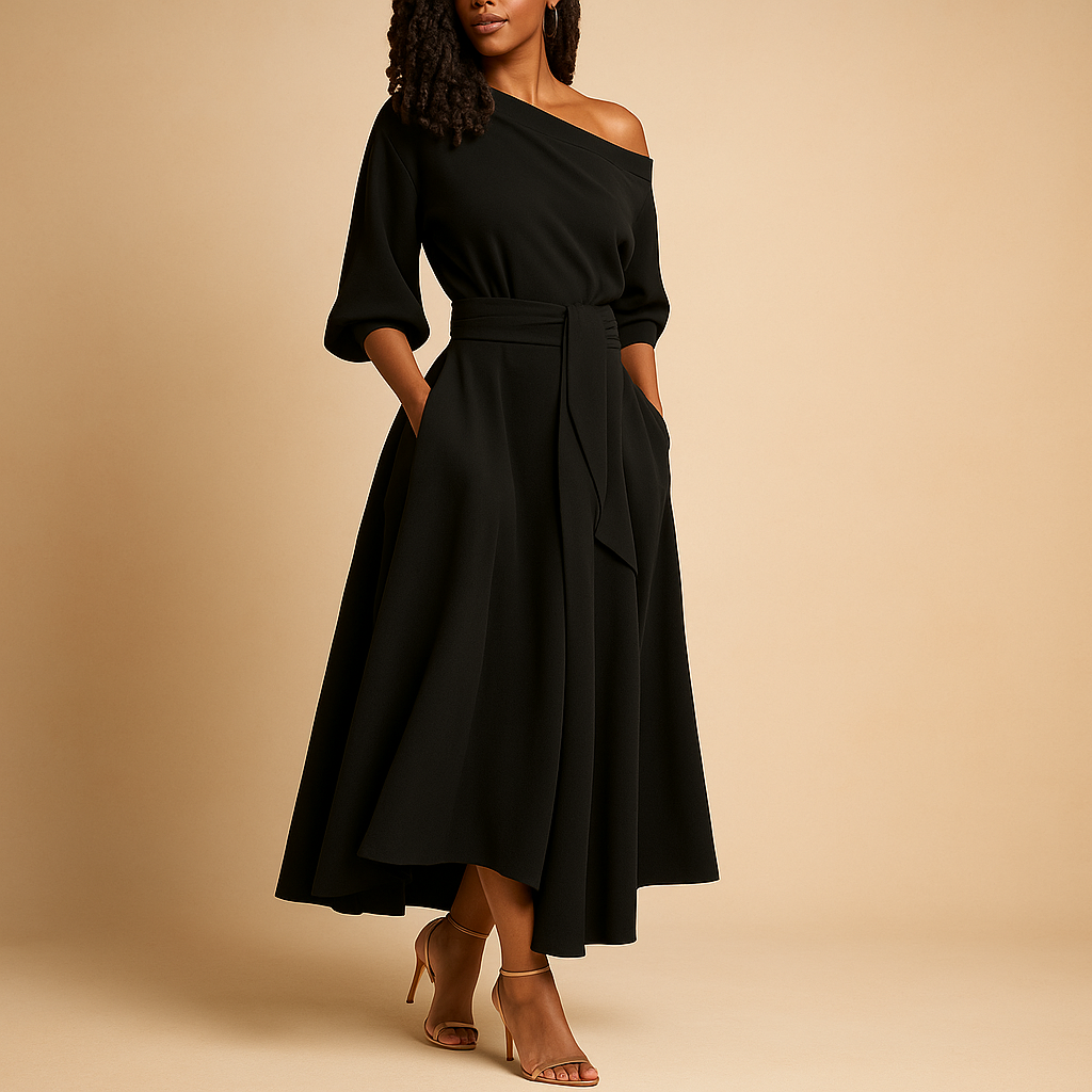 Ariana Damenkleid Mit Betonter Taille Elegantes Design